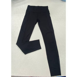 Lululemon Fast & Free 7/8 Tight II Nulux 25" Black Sz 6